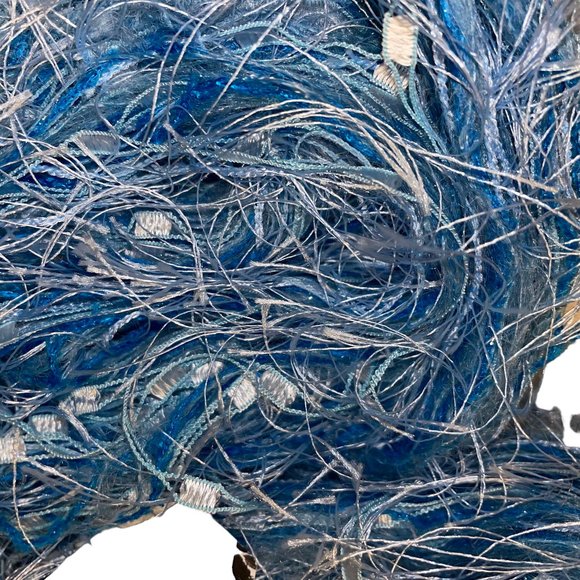 Kollage SPLENDOR Mohair Viscose Aran Bulky Feathery Multi Textured Yarn Blue - Picture 6 of 8